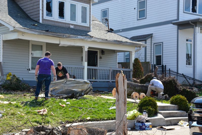 Storm Damage Repair detail